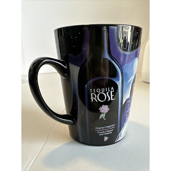 Coffee Cup Mug TEQUILA ROSE Strawberry Cream Liquor  Tequila  Pour Pink  4.75” T - Picture 3 of 12